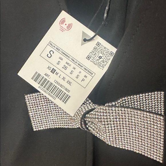 NWT Zara bow front clasp jacket - Picture 4 of 9